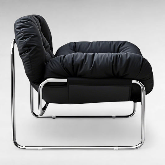 Eclipse Curve Armchair & Ottoman Set