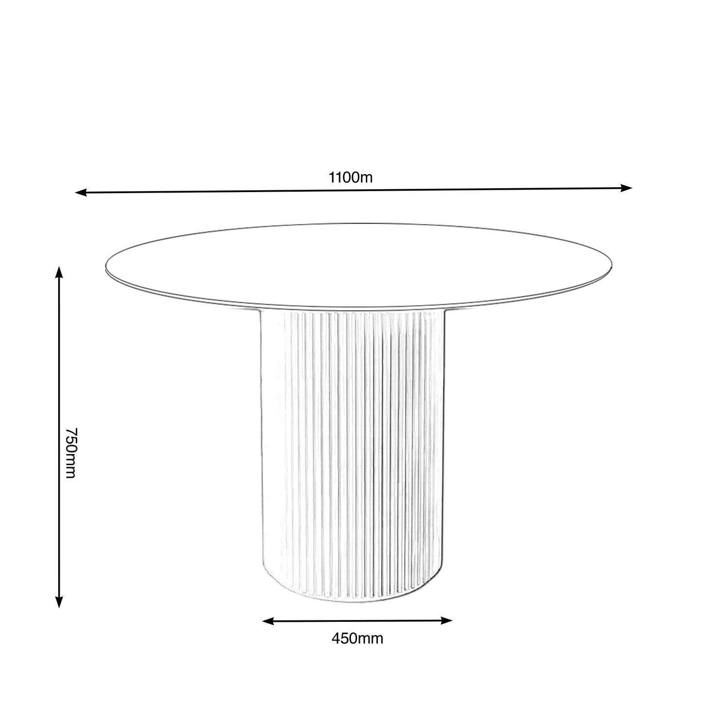 Solis Round Dining Table