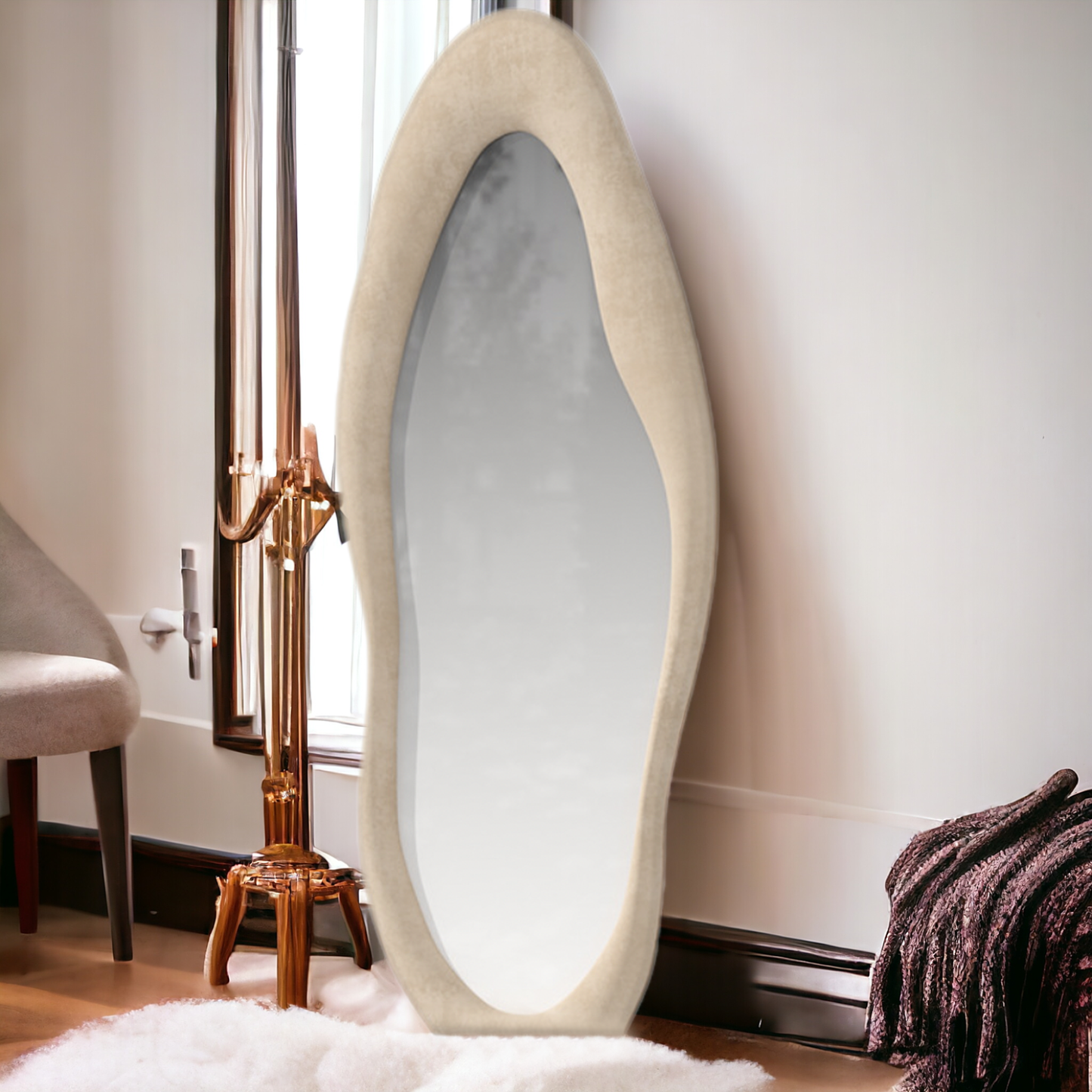AuraFlow Floor Mirror