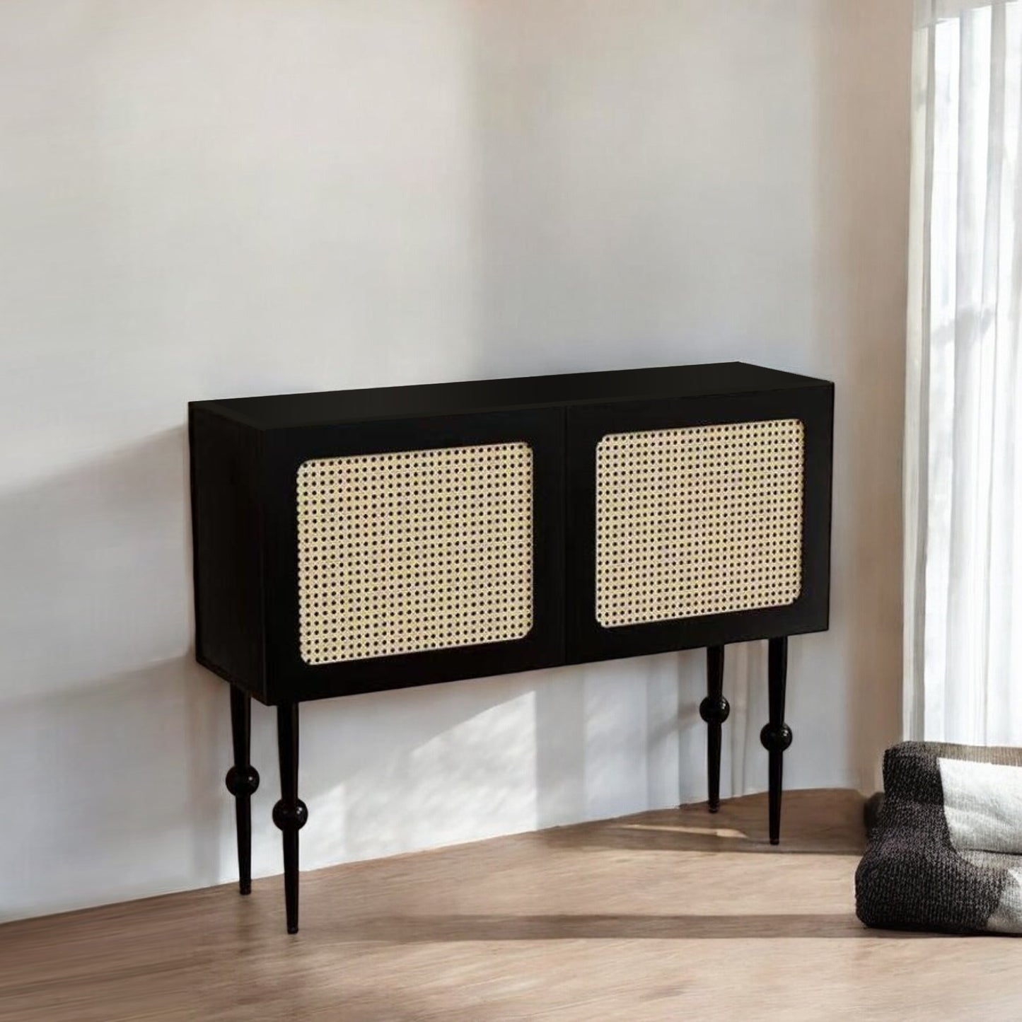 Black Cane Cabinet