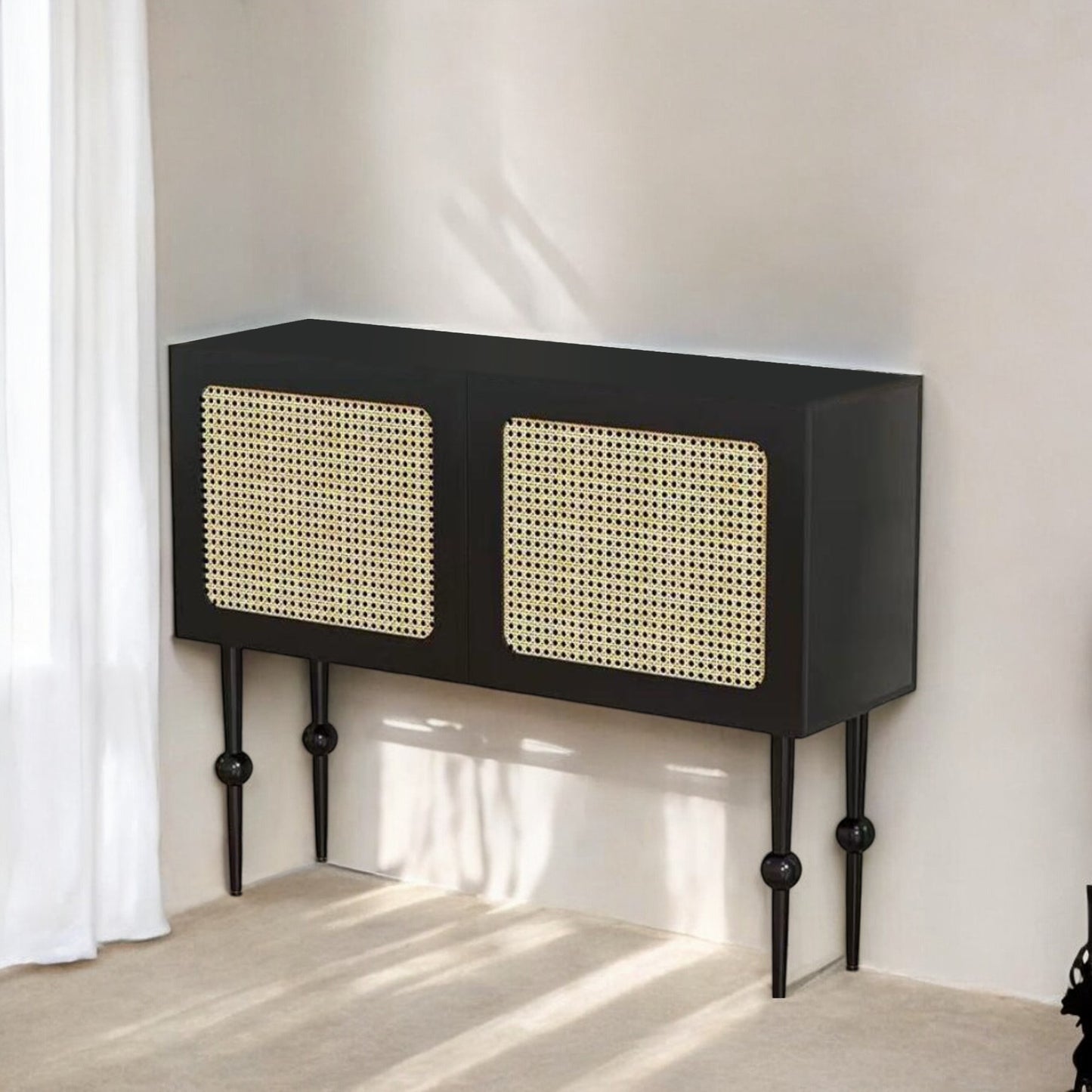 Black Cane Cabinet