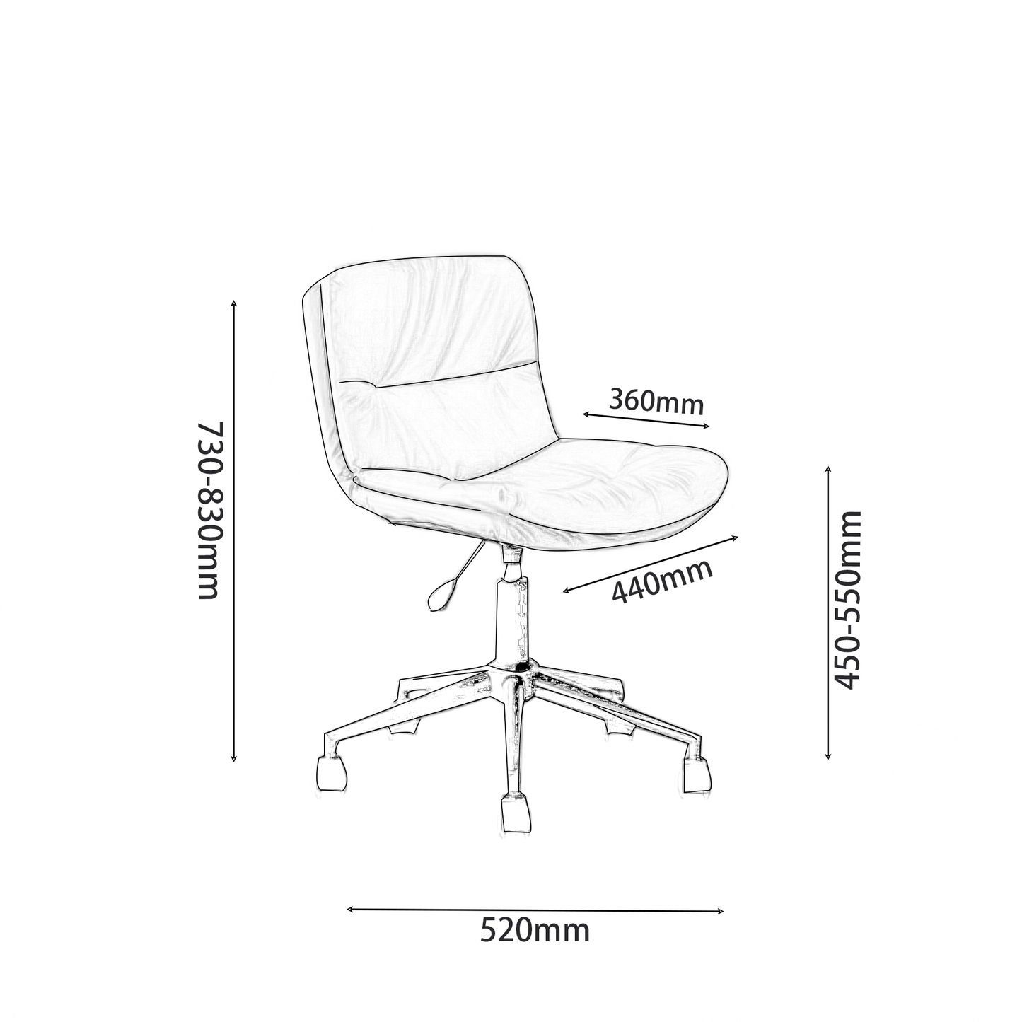 Hudson Leather Office Chair