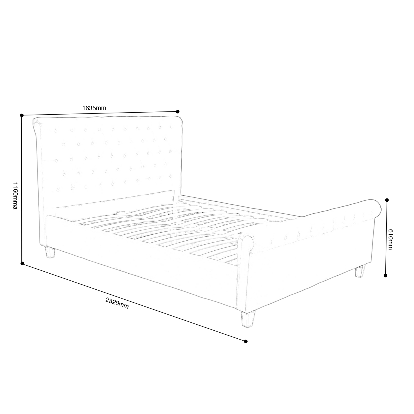 Qulla Queen Size Bed