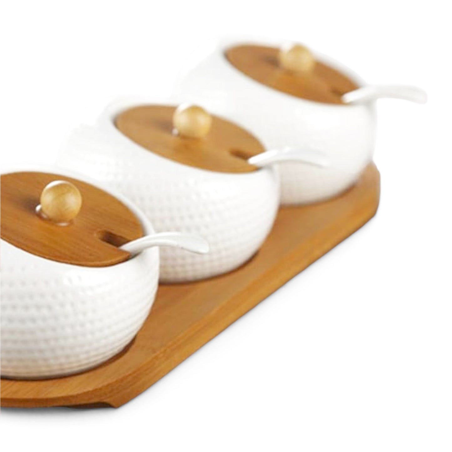 Cara Ceramic Seasoning Jar Set 3pcs