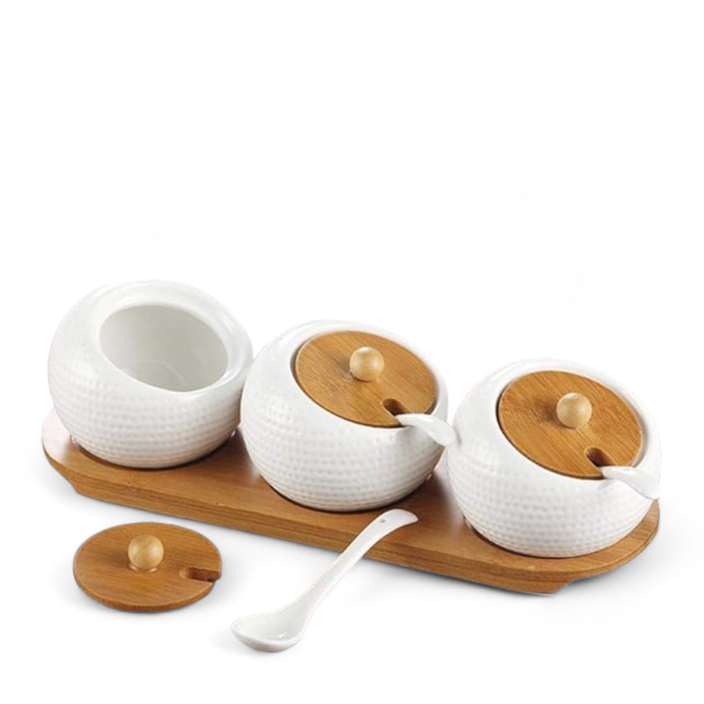 Cara Ceramic Seasoning Jar Set 3pcs