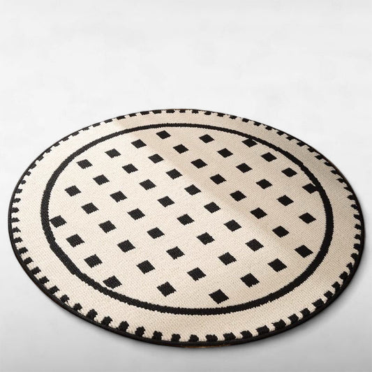GeoDot Round Rug