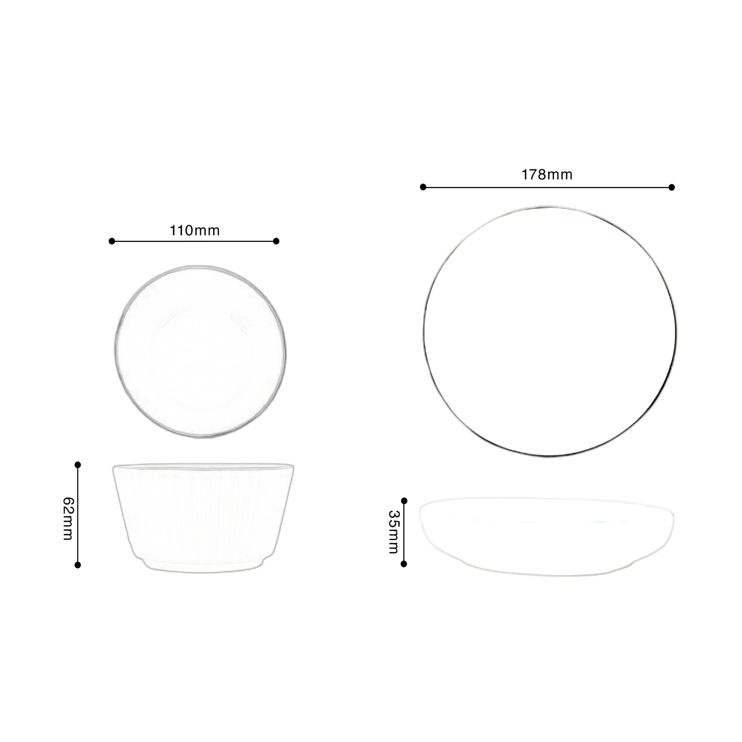 Linya 16 Pieces Dining Set