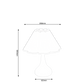 Cascade USB Table Lamp