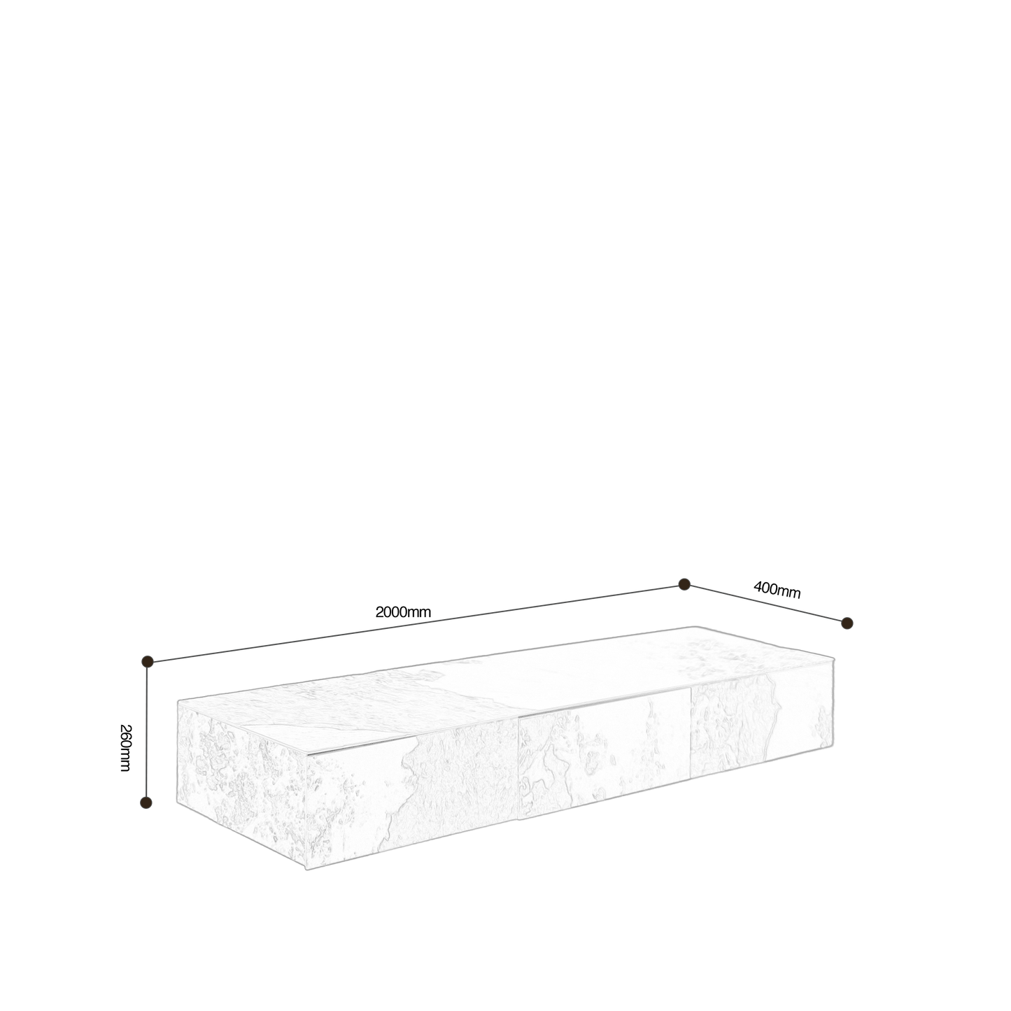 Talagsaon Sintered Stone TV Unit 2m Sale