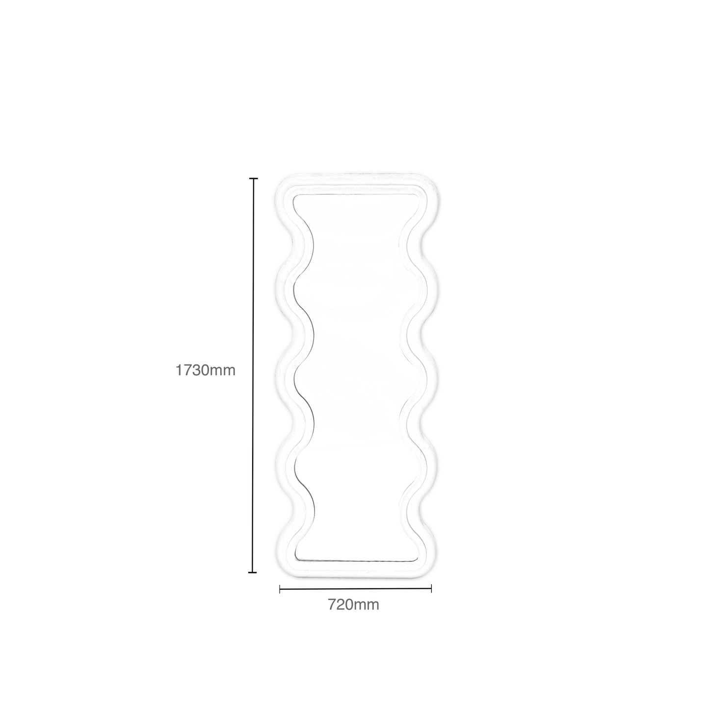 LumaWave Floor Mirror