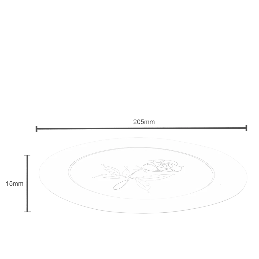 Florence Rose Flat Plate
